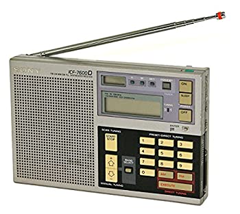 【中古-人並み外れたに好いたらしい】 SONY ソニー ICF-7600D FM LW MW SW PLL SYNTHESIZED RECEIVER