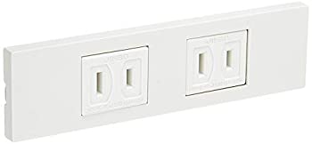 【未当て嵌める】【中古】 神保電器 KAG伝達ルート引き上げる 差し込み仕掛ける (2口) ピュアホワイト (PW) KAG2500