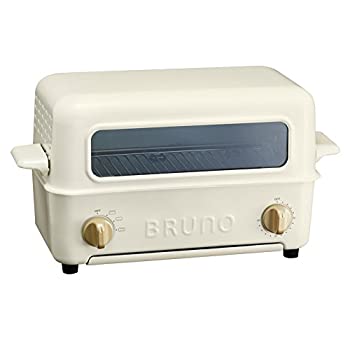 【中古-非常に良い】 BRUNO ブルーノ ブルーノ トースター グリル 2枚焼き 魚焼き ホワイト 白 white BOE033-WH