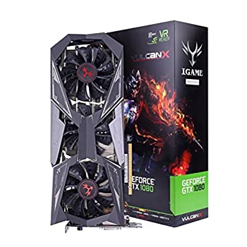 【中古-非常に良い】 TieanカラフルiGame gtx1080ti Vulcan X OCビデオグラフィックスカードGPU 1620???1733?MHz 11?g 352bit SLI VR Ready LCDモニタ ブラック