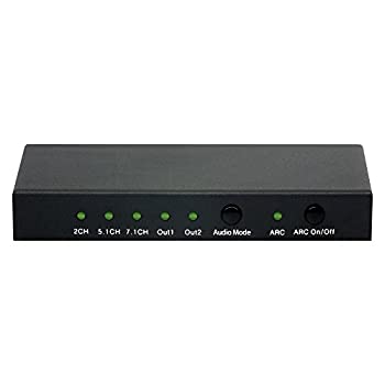 【中古-人並み外れたに似つかわしい】 ラトックシステム 4K60サイクル HDCP2.2相応うHDMIオーディオ引きはなす器 RS-固定ディスク2HDA-4K