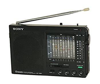 【中古-人並み外れたに似つかわしい】 SONY ソニー ICF-7601 高性能携帯型傍受機 FM MW SW10ダンス楽隊