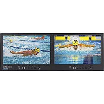 【未使用】【中古】 Datavideo TLM-102 デュアル 10インチ IPS 4RU ラックマウント LEDモニター 1280x800