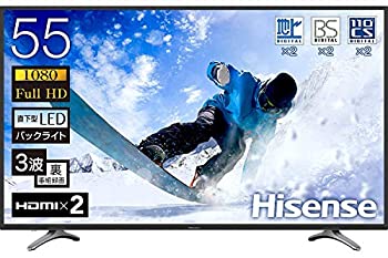 【中古】 ハイセンス Hisense 55V型 液晶 テレビ 55K30 フルハイビジョン 外付けHDD裏番組録画対応 メーカー 2018年モデル|ムジカ&フェリーチェ店