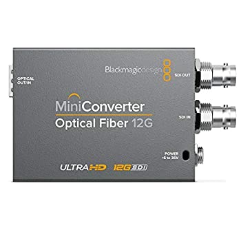 【中古】 Blackmagic Design 変換器 Mini Converter Optical Fiber 12G CONVMOF12G