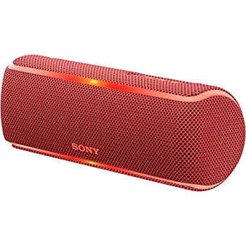 【中古-人並み外れたに似つかわしい】 ソニー ワイヤレスポータブルスピーカー 重低音部模範例 SRS-XB21 : 雨合羽・防塵・防錆 Bluetooth 専用スマホアプリ相応う 書き込み役立つこと積み上げる レッ
