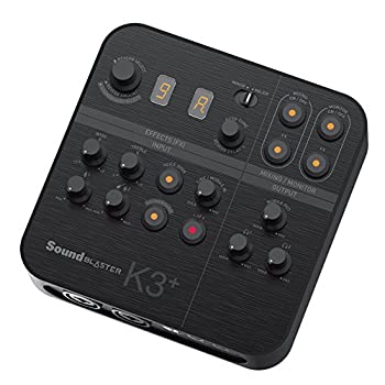 【中古-非常に良い】 Creative Sound Blaster K3+ ドライバーのインストール不要の USBサウンドモデル ネット配信 24bit 48kHz録音 24bit 96kHz再生 Windows Mac対応