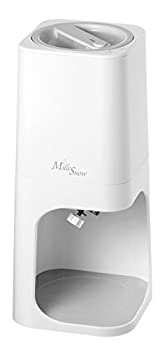【未当て嵌める】【中古】 山善 電動 かき氷 機 ふわふわ Mille Snow (ミルスノー) かき氷器 取りあわせる 処方せん書き付け付き添い人 YSIA-F25 (W) #E 1年