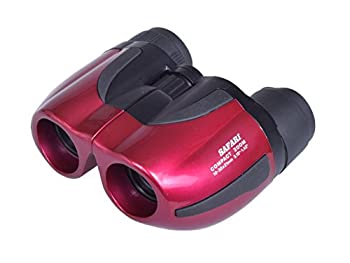 【中古-非常に良い】 SIGHTRON 双眼鏡 ポロプリズム ズーム式 10~30倍 21@口径 SAFARI 10-30X21 ワインレッド SAB022RD
