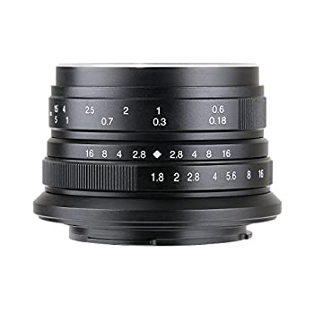 【未当て嵌める】【中古】 七細工人 7artisans 25FXB 25粍 F1.8 フジフイルムX 黒いこと カメラ・ビデオカメラ・光学機器-TV・オーディオ・カメラ