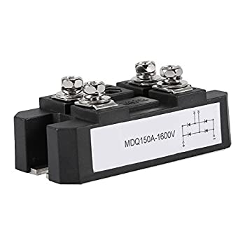 【未当て嵌める】【中古】 黒単相半導体ダイオードブリッジ回路整流器モデュール150A高最終生産物1600V 4端子 整流器 ブリッジ回路 単相整流器 半導体ダイオードブリッジ回路 ブリッジ回路モデュール