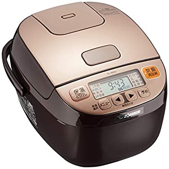 【中古-非常に良い】 ZOJIRUSHI 象印 炊飯器 3合 マイコン式 極め炊き 黒厚釜 一人暮らし カッパーブラウン NL-BB05AM-TM