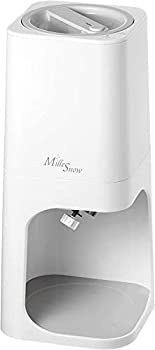 【未当て嵌める】【中古】 山善 電動 かき氷機 ふわふわ Mille Snow (ミルスノー) かき氷器 取りあわせる 処方せん書き付け付き添い人 YSIA-F25 (W) 1年 白いこと