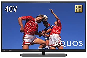 【中古-非常に良い】 シャープ 40V型 液晶 テレビ AQUOS 2T-C40AE1 フルハイビジョン 外付HDD対応(裏番組録画) 2画面表示 2018年モデル
