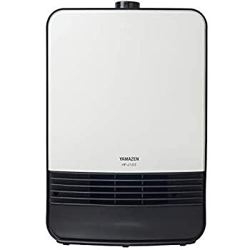 【中古-非常に良い】 山善 YAMAZEN セラミックヒーター (1200 1100W 2段階切替) ホワイト HF-J123 (W)