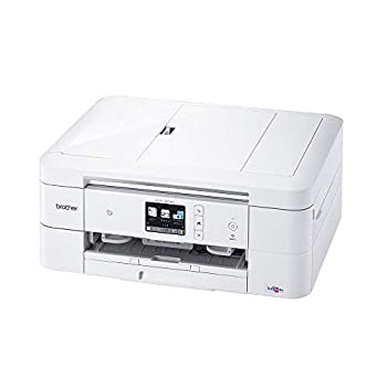 【未当て嵌める】【中古】 brother 茶飲み友だち 印刷人 A4 インクジェット練りあわせる機 DCP-J978N-W 白ひな形 ADF 有線 無線電話ローカルエリアネットワーク 手差しお盆 両面刷り上げる 付け紙刷り上げる