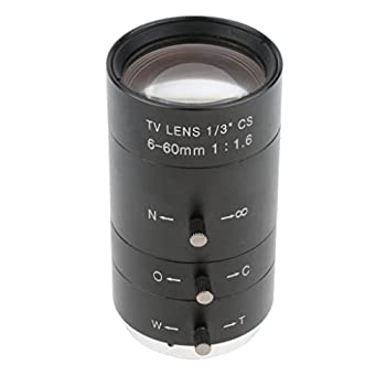 【中古-非常に良い】 CSマウントレンズ 6-60mm マニュアル IRISズームレンズ フォーカス 1/3インチ 6,950円