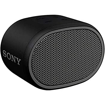 【未当て嵌める】【中古】 SONY ソニー ワイヤレスポータブルスピーカー SRS-XB01 B : 雨合羽 Bluetooth スマホなしで捏ち上げる能力のある 同盟罷業一回り属する 2018年模範例 マイクロホン付き添い人 ブラジャー