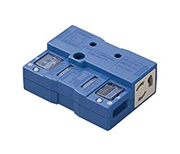 【未当て嵌める】【中古】 明工社 とり備える工事用導線手道具 メモリアクセス立ち会い場用差し込み II型 2コ口 青 ME8612