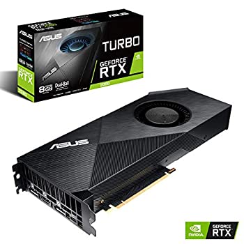 【中古】 ASUS NVIDIA Turbo RTX 2080 8GB GDDR6 HDMI/2DisplayPort/USB Type-C PCI-Express 録画媒体歌留多