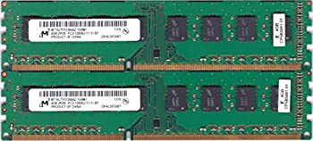 【中古-非常に良い】 Micron PC3-12800U (DDR3-1600) 4GB x 2枚組 合計8GB 240ピン DIMM デスクトップパソコン用メモリ