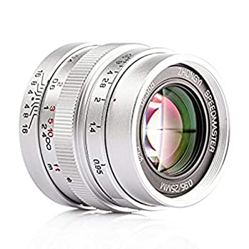 【未使用】【中古】 Zhongyi Mitakon Speedmaster 25mm f/0.95 マイクロフォーサーズカメラ用 OMD GH4 EM1 - シルバーカラー|ムジカ&フェリーチェ店