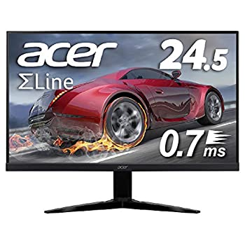 【中古-人並み外れたに好いたらしい】 acer エイサー ゲーミングモニター SIGMALine 24.5in KG251QGbmiix 0.7ms (GTG) 75サイクル TN FPS針路 盛りだくさん固定ディスク FreeSync 一こま受け答え HDMIx2