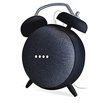 【中古-非常に良い】 エレコム Google Home Mini 用 ClockStand クロック スタンド ブラック AIS-GHMCLBK