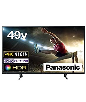 【中古-非常に良い】 パナソニック 49V型 4Kチューナー内蔵 液晶テレビ ビエラ 高輝度IPSパネル TH-49GX750｜ムジカ＆フェリーチェ店