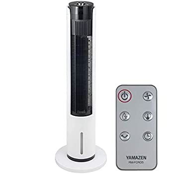 【未当て嵌める】【中古】 山善 冷風扇 扇風機 タッチスイッチ 風量5度合い調節する 水貯蔵タンク着脱式 タイマー役立つこと 遠隔操作付き添い人 白いこと FCR-BWG40 (W)