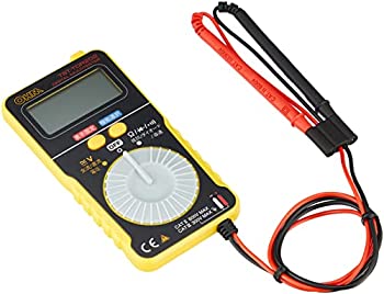 【未当て嵌める】【中古】 オーム電機 (Ohm Electric) デジタルテスター (薄型歌留多型印字機) TST-TDR202 黒いこと 黄色