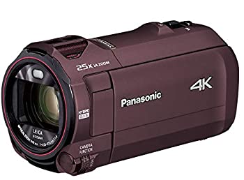 【中古-人並み外れたに好いたらしい】 パナソニック 4K テレビカメラ VX992M 64GB 光学20倍望遠レンズ ココア赤銅色 HC-VX992M-T