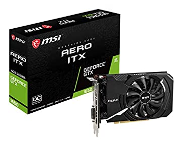 【中古-人並み外れたに好いたらしい】 MSI GeForce GTX 1650 AERO ITX 4G OC グラフィクス歌留多 [国内置き目鳴りわたる品]