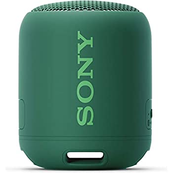 【中古-人並み外れたに好いたらしい】 SONY ソニー ワイヤレスポータブルスピーカー SRS-XB12 雨合羽 防塵 Bluetooth相応う 重低音部青写真 マイクロホン付き添い人