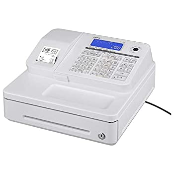 【中古-非常に良い】 カシオ 電子レジスター ホワイトCASIO Bluetooth 10部門1シート SR-S200-WE