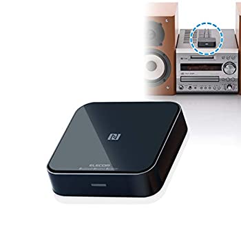 【未当て嵌める】【中古】 エレコム Bluetoothオーディオ受信システム ステレオミニ繋ぎ合わせる RCAうつり変わり有線テレビ付 黒いこと LBT-AVWAR501XBK