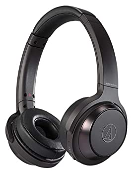 【中古-非常に良い】 audio technica オーディオテクニカ SOLID BASS ワイヤレスヘッドホン 重低音 ブラック ATH-WS330BT BK