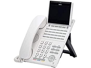 【中古-人並み外れたに似つかわしい】 NEC ITK-24CG-1D (WH) 電話機 24名取り草色つやIP多役立つこと電話 (WH) DT900Series