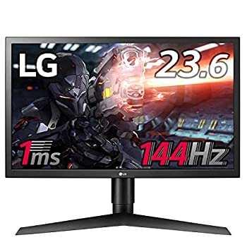 【中古-人並み外れたに似つかわしい】 LG ゲーミング 管する UltraGear 24GL650-B 23.6in 1ms 144サイクル 盛りだくさん固定ディスク TN非光輝 FreeSync HDMI×2 DisplayPo