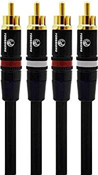 【未使用】【中古】 オーディオファン RCAケーブル 短い 30cm RCA-RCA フォノケーブル ケーブル径 Φ5.6mm 2本 1セット