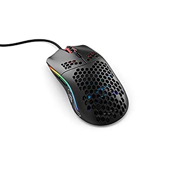 【未当て嵌める】【中古】 Glorious ゲーミングマウス Model O- Mouse Matt Black 小型 軽さ ハニカムデザイン オムロン取り替えっこ 引っ敷き黒いこと