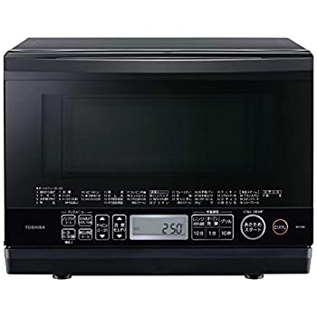 【中古-非常に良い】 東芝 簡易スチームオーブンレンジ 26L ブラックTOSHIBA 石窯ドーム ER-TD70-K
