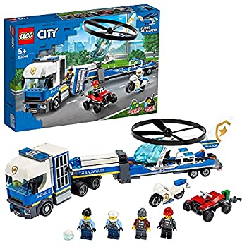 【中古】 LEGO レゴ シティ 警察当局 ヘリコプタの持ってくる 60244