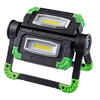 【未当て嵌める】【中古】 エルパ LED両面携帯型 アウトドアともし火 灯光器 御役目灯 持つ・置く・吊るすの3WAY 黒いこと DOP-WL30