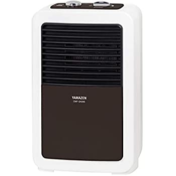 【中古-非常に良い】 山善 YAMAZEN セラミックヒーター ミニタイプ (温度調節機能付) (転倒OFFスイッチ) ブラウン DMF-SA066 (T)