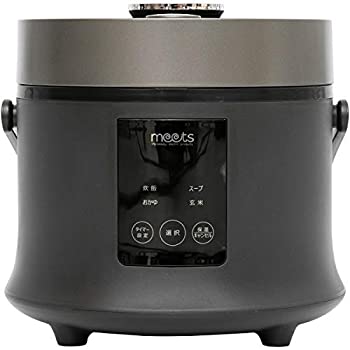 【中古】 meets 炊飯器 3合 炊き 一人暮らし 夫婦 三ッ谷電機 GHN-350 玄米 (黒 Black) 10,700円