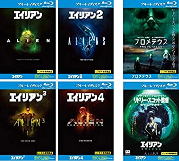 【中古】 エイリアン 1 2 3 4 プロメテウス コヴェナント ブルーレイディスク [レンタル落ち] 全6巻セット DVDセット商品