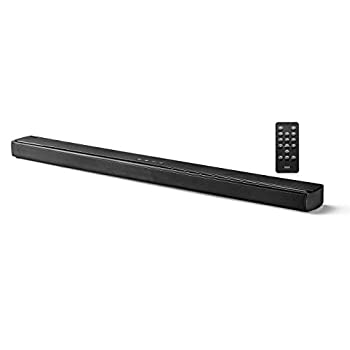 【中古-人並み外れたに似つかわしい】 サンワダイレクト 物音赤ちょうちん 100W 【高さ4.5糎】 HDMI Bluetooth 光デジタル 3.5粍 RCA 遠隔操作付 ARC相応う サブウーファー×2 テレ