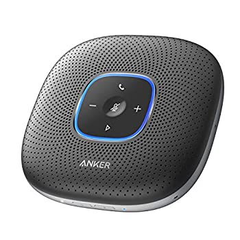 【未当て嵌める】【中古】 ANKER PowerConf 金棒引き電話機 オンライン話し合い テレ細工物 (薄墨色：メタリック)