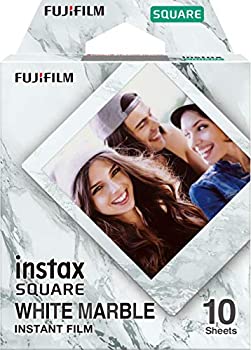 【中古-非常に良い】 FUJIFILM 富士フイルム スクエアフォーマットフィルム instax SQUARE ホワイトマーブル INS SQ WHITEMARBLE WW1